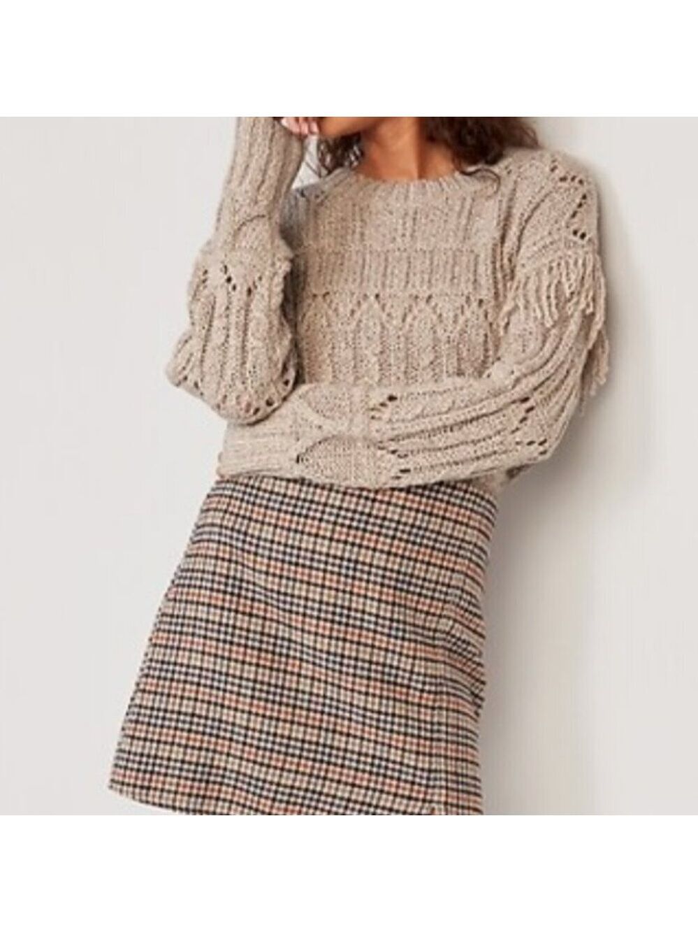 Old Navy Heathered Textured Knit Sweater Size Large